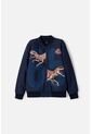 Chaqueta De Jurassic World Con Cierre Azul Para Niño 8 de Universal