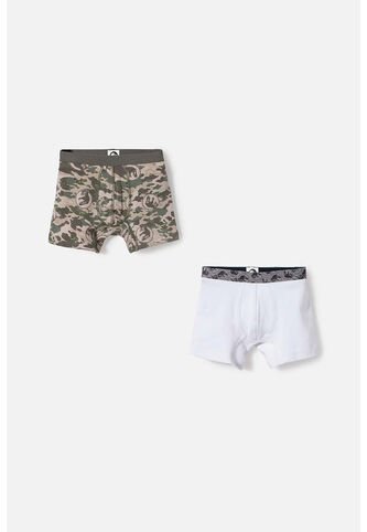 Pack X2 Boxer De Jurassic World Verde Y Blanco Para Niño 8 Universal