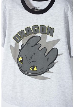 Pijama Cómo Entrenar A Tu Dragón Gris Y Negra De Pantalón Largo Para Niño 12