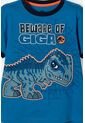 Camiseta De Jurassic World Manga Corta Azul Para Niño 2T A 6T 2T de Universal