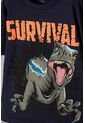 Camiseta De Jurassic World Manga Larga Azul Para Niño 10 de Universal