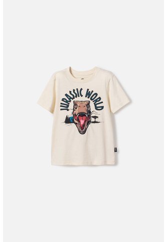 Camiseta De Jurassic World Café Manga Corta Para Niño 2T A 5T 4T Universal