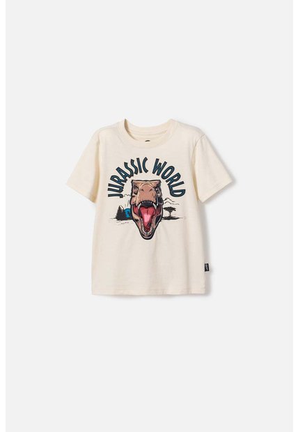 Camiseta De Jurassic World Café Manga Corta Para Niño 2T A 5T 4T
