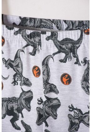 Pijama De Jurassic World Pantalón Largo Multicolor Para Niño 8