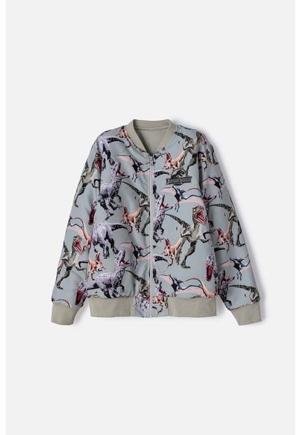 Chaqueta De Jurassic World Con Cierre Verde Oliva Para Niño 10