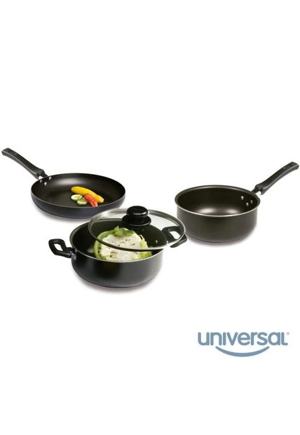 Batería De Cocina Antiadherente 4 Piezas Universal L39440
