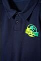 Camiseta Tipo Polo De Jurassic World Azul Oscura Niño 2T A 5T 5T de Universal
