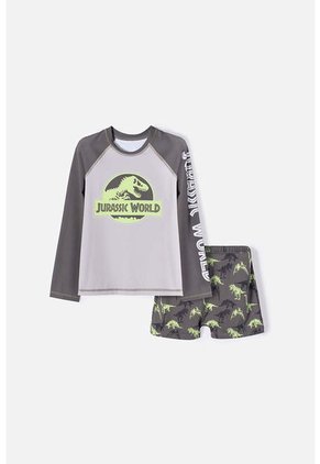 Conjunto De Baño De Jurassic World Verde Para Niño 8