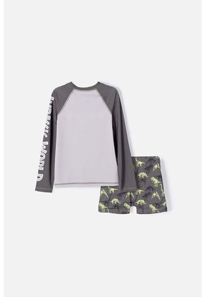 Conjunto De Baño De Jurassic World Verde Para Niño 8