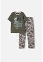 Pijama De Jurassic World Verde De Camiseta Manga Corta Para Niño 10 de Universal