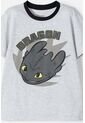 Pijama Cómo Entrenar A Tu Dragón Gris Y Negra De Pantalón Largo Para Niño 8 de Universal