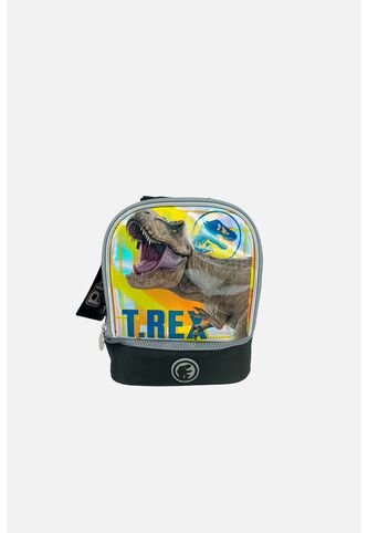 Lonchera Premium Negro De Jurassic Para Niño U Universal