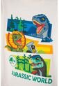 Camiseta De Jurassic World Manga Corta Marfil Para Niño 2T A 6T 4T de Universal