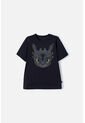 Camiseta Cómo Entrenar A Tu Dragón Negra Manga Corta Para Niño 12 de Universal