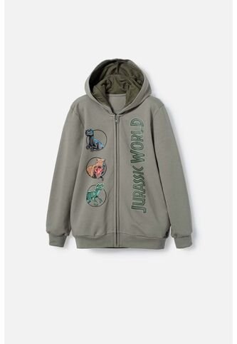 Buzo De Jurassic World Verde Con Capucha Para Niño 12 Universal