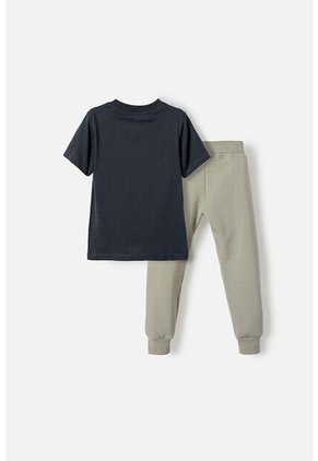 Conjunto De Jurassic World Manga Corta Verde Para Niño 4T