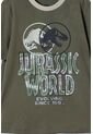 Pijama De Jurassic World Verde De Camiseta Manga Corta Para Niño 4 de Universal