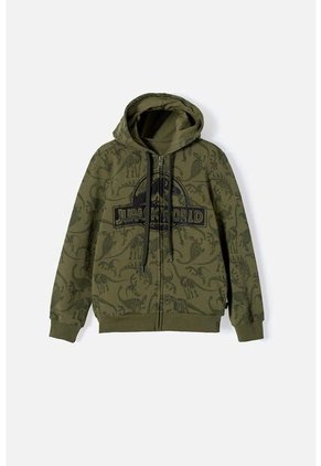 Buzo De Jurassic World Con Chompa Verde Para Niño 6