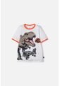 Camiseta De Jurassic World Manga Corta Blanco Para Niño 6 de Universal