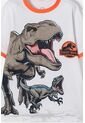 Camiseta De Jurassic World Manga Corta Blanco Para Niño 6 de Universal