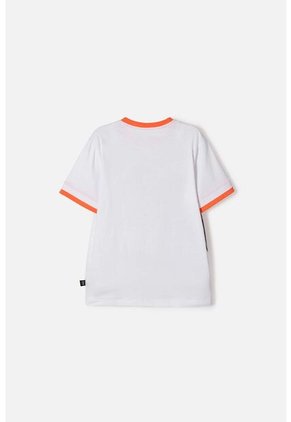 Camiseta De Jurassic World Manga Corta Blanco Para Niño 6