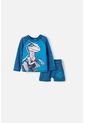 Conjunto De Baño De Jurassic World Azul De Camiseta Manga Larga Para Niño 2T A 5T 4T de Universal