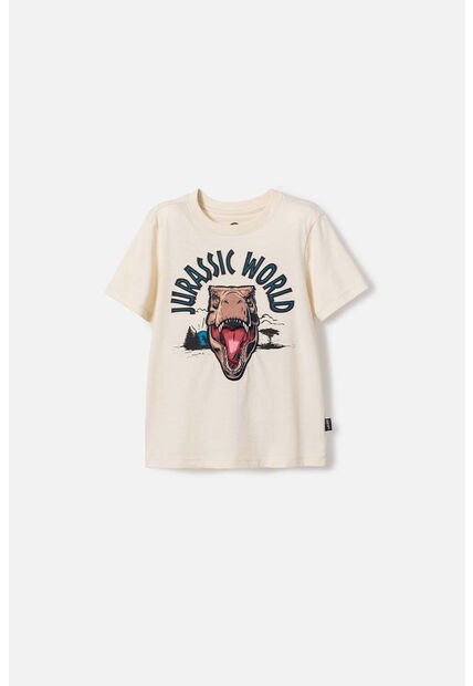 Camiseta De Jurassic World Café Manga Corta Para Niño 2T A 5T 5T