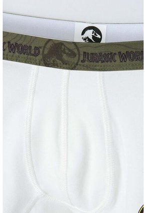 Pack X2 Boxer De Jurassic World Marfil Y Verde Para Niño 8