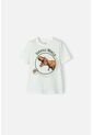 Camiseta De Jurassic World Manga Corta Marfil Para Niño 2T A 5T 5T de Universal