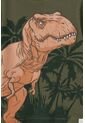 Camiseta De Jurassic Manga Corta Verde Militar Para Niño 2T A 5T 3T de Universal