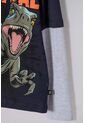 Camiseta De Jurassic World Manga Larga Azul Para Niño 10 de Universal