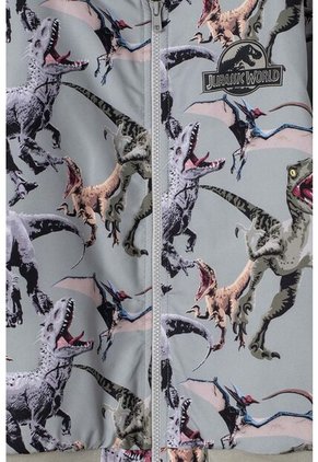 Chaqueta De Jurassic World Con Cierre Verde Oliva Para Niño 12