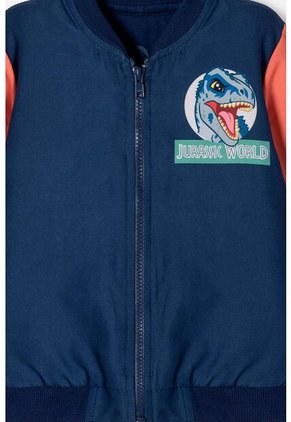 Chaqueta De Jurassic World Con Cierre Multicolor Para Niño 2T A 6T 3T
