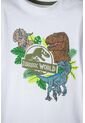 Camiseta De Jurassic World Blanca Manga Corta Para Niño 2T A 5T 4T de Universal