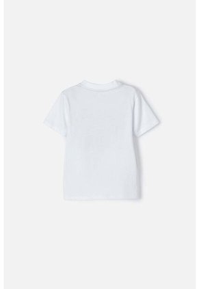 Camiseta De Jurassic World Blanca Manga Corta Para Niño 2T A 5T 4T