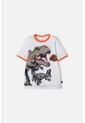 Camiseta De Jurassic World Manga Corta Blanco Para Niño 12 de Universal