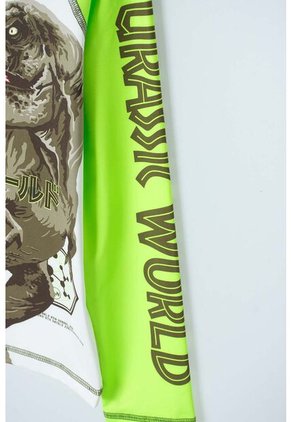 Conjunto De Baño De Jurassic World Verde Y Marfil Para Niño 10