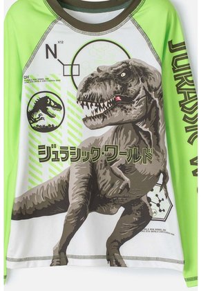 Conjunto De Baño De Jurassic World Verde Y Marfil Para Niño 12