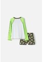 Conjunto De Baño De Jurassic World Verde Y Marfil Para Niño 12 de Universal