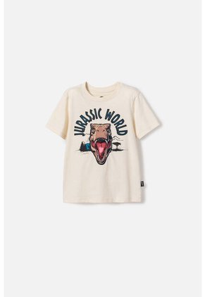 Camiseta De Jurassic World Café Manga Corta Para Niño 2T A 5T 3T