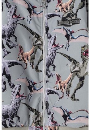 Chaqueta De Jurassic World Con Cierre Verde Oliva Para Niño 12
