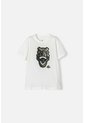 Camiseta De Jurassic World Manga Corta Blanca Para Niño 12 de Universal