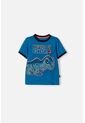 Camiseta De Jurassic World Manga Corta Azul Para Niño 2T A 6T 3T de Universal