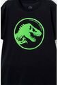 Camiseta De Jurassic World Negra Manga Corta Estampada Para Niño 4 de Universal