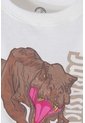 Camiseta De Jurassic Manga Corta Blanca Para Niño 2T A 5T 3T de Universal