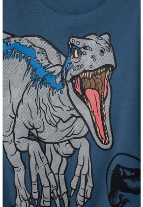 Buzo De Jurassic World Azul De Diseño Cerrado Para Niño 2T A 5T 4T