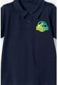 Camiseta Tipo Polo De Jurassic World Azul Oscura Niño 2T A 5T 5T de Universal