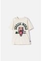 Camiseta De Jurassic World Avellana Manga Corta Para Niño 6 de Universal