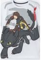 Camiseta Cómo Entrenar A Tu Dragón Blanca Manga Corta Para Niño 12 de Universal