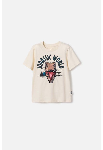 Camiseta De Jurassic World Café Manga Corta Para Niño 2T A 5T 4T